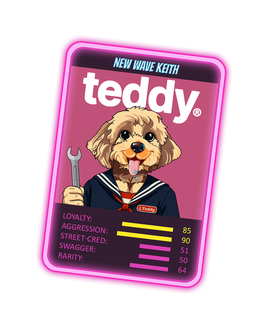 Teddy London card
